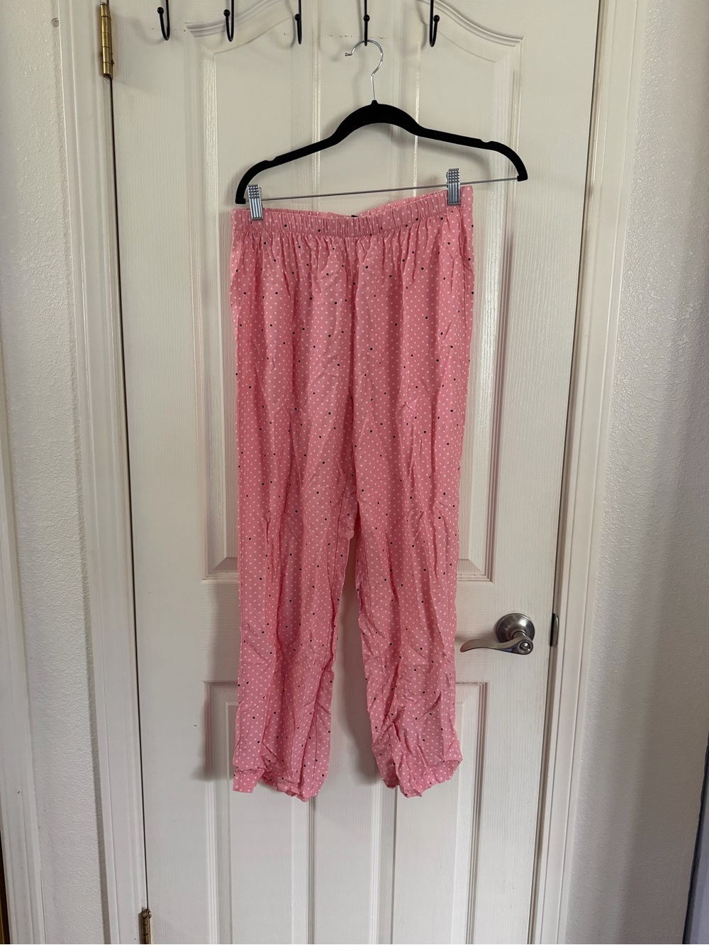 Pink Polka Dot Pajama Pants